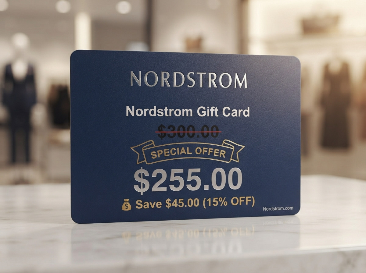 Nordstrom Gift Card $300